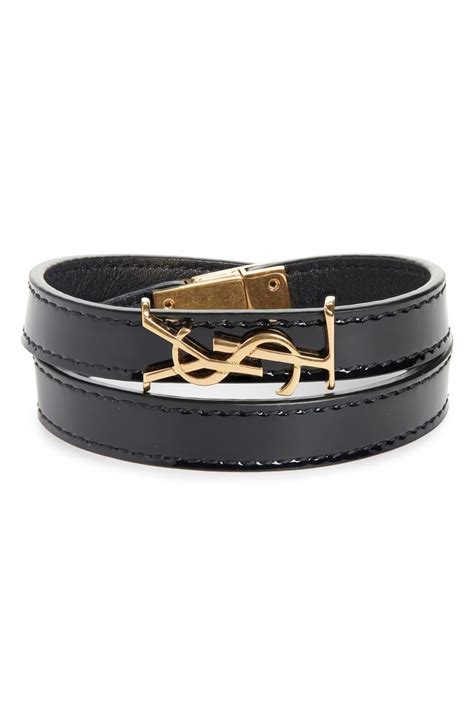 ysl bracelets women|saint laurent leather bracelet.